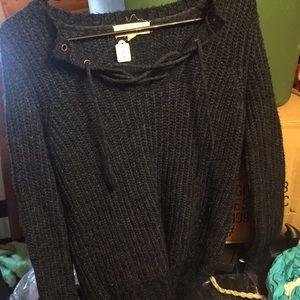 Navy sweater